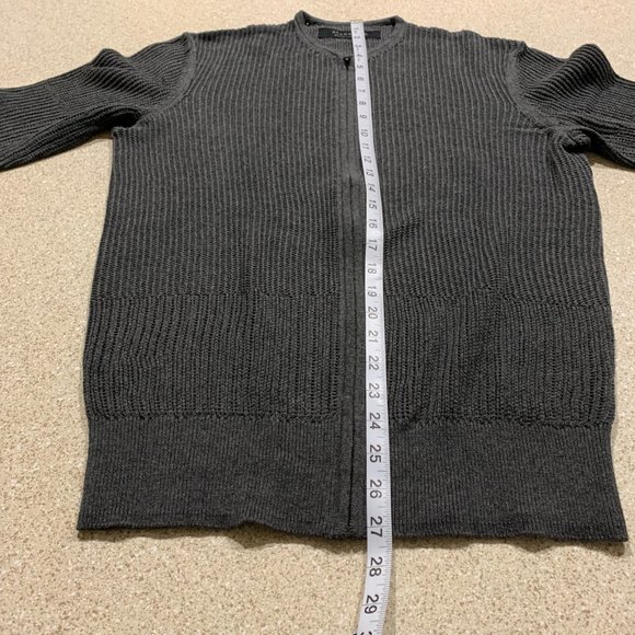 All Saints Metz Knit Cardigan Small Grey - Picture 9 of 9